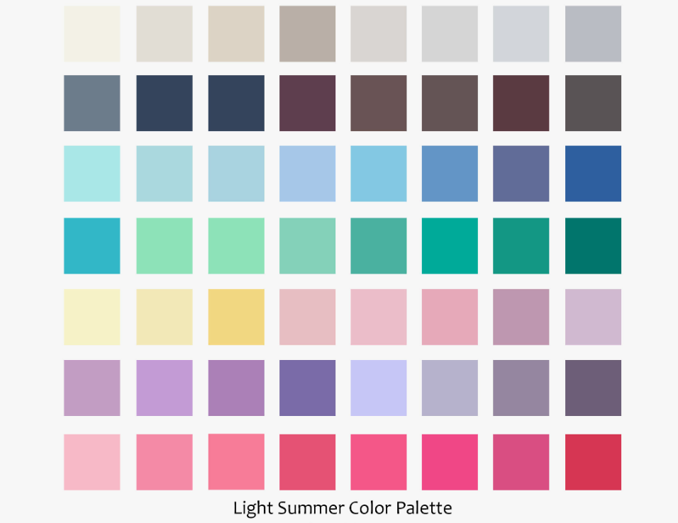 Light Summer Color Palette